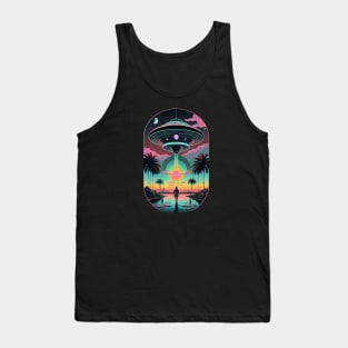 UFO Disclosure UAP Miami Flying Saucer Aliens in Miami Ufology Disclosure ET Believer. Tank Top